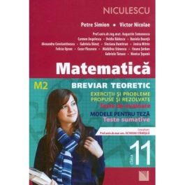 Matematica Clasa A XI A M2 Breviar Teoretic Cu Exercitii Si