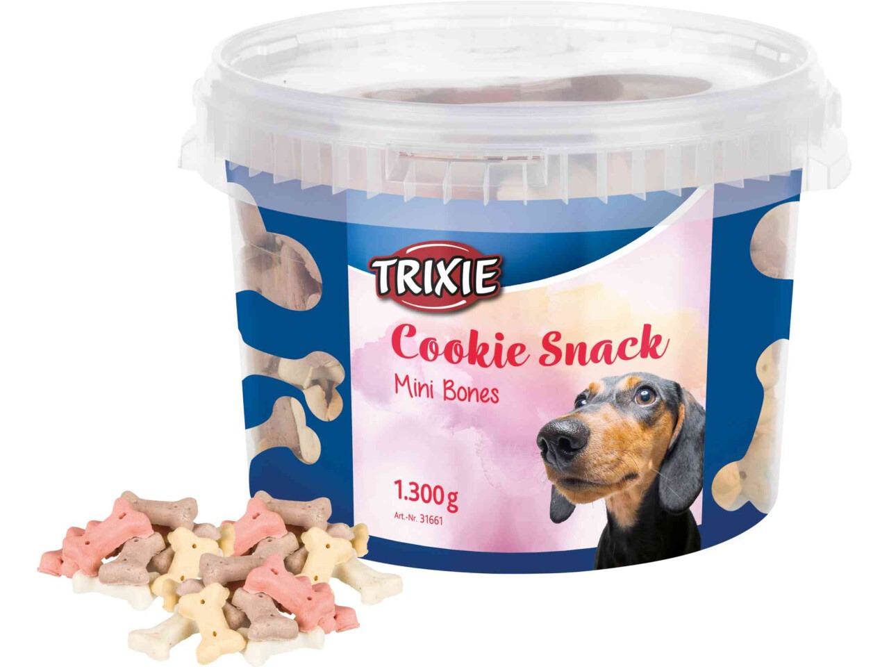 Trixie Recompense Pentru Caini, Biscuiti Mini Oase, 1.3 kg, 31661