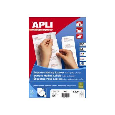 Etichete autoadezive Apli, 21/A4, 2100 buc
