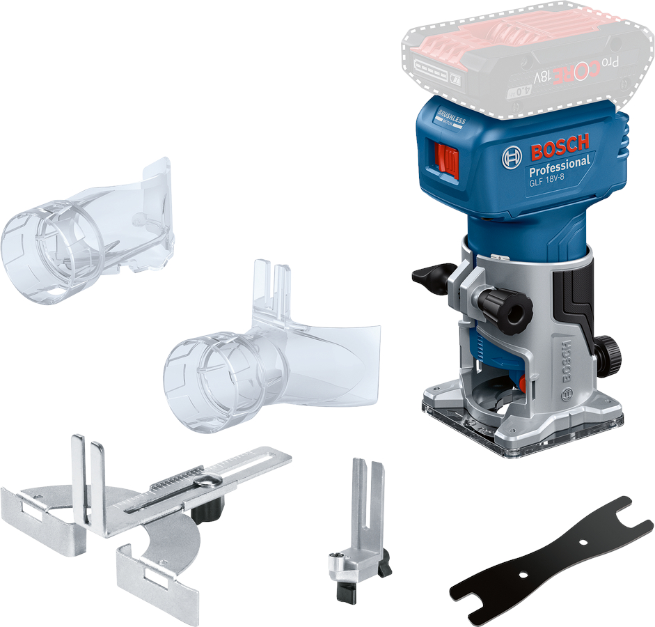 Bosch  GLF 18V-8 (solo) Masina de frezat muchii 18V fara acumulator in set