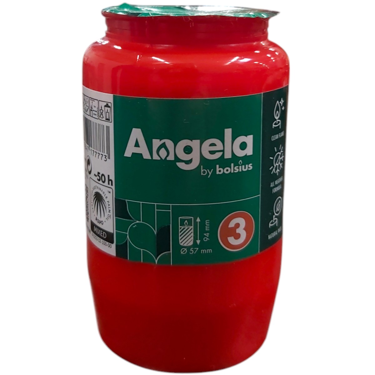 CANDELA REZERVA BOLSIUS ROSU BO-RC3-LCA-R  NR3