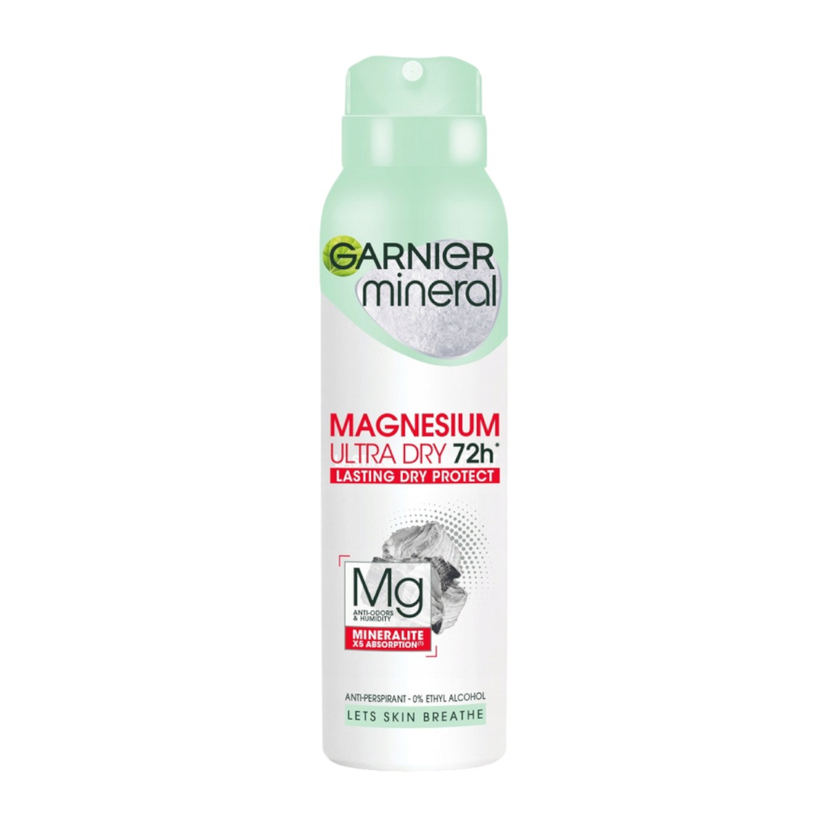 GARNIER DEO SPRAY 150ML MAGNESIUM ULTRA DRY 72H