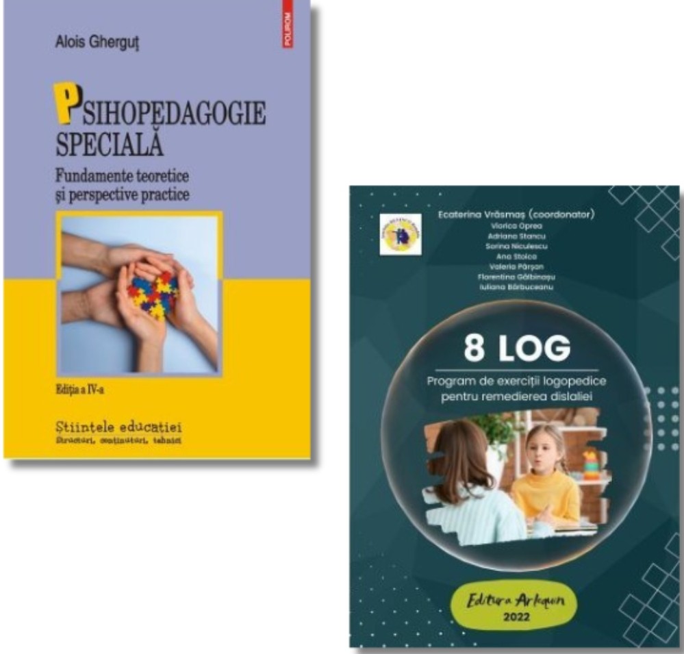 Pachet: Psihopedagogie speciala si 8 Log program de exercitii logopedice - Alois Ghergut, Ecaterina Vrasmas