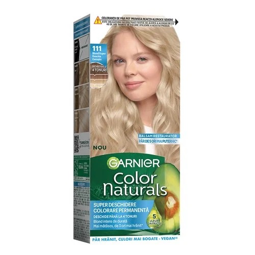 GARNIER COLOR NATURALS VOPSEA DE PAR 111 BLOND SUPER DESCHIS CENUSIU