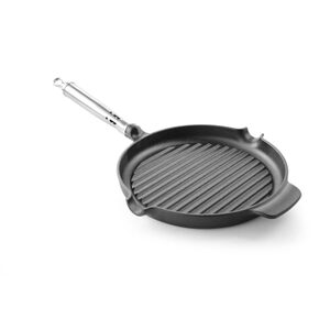 Tigaie grill din fonta,Hendi, 510x274x(H)27 mm