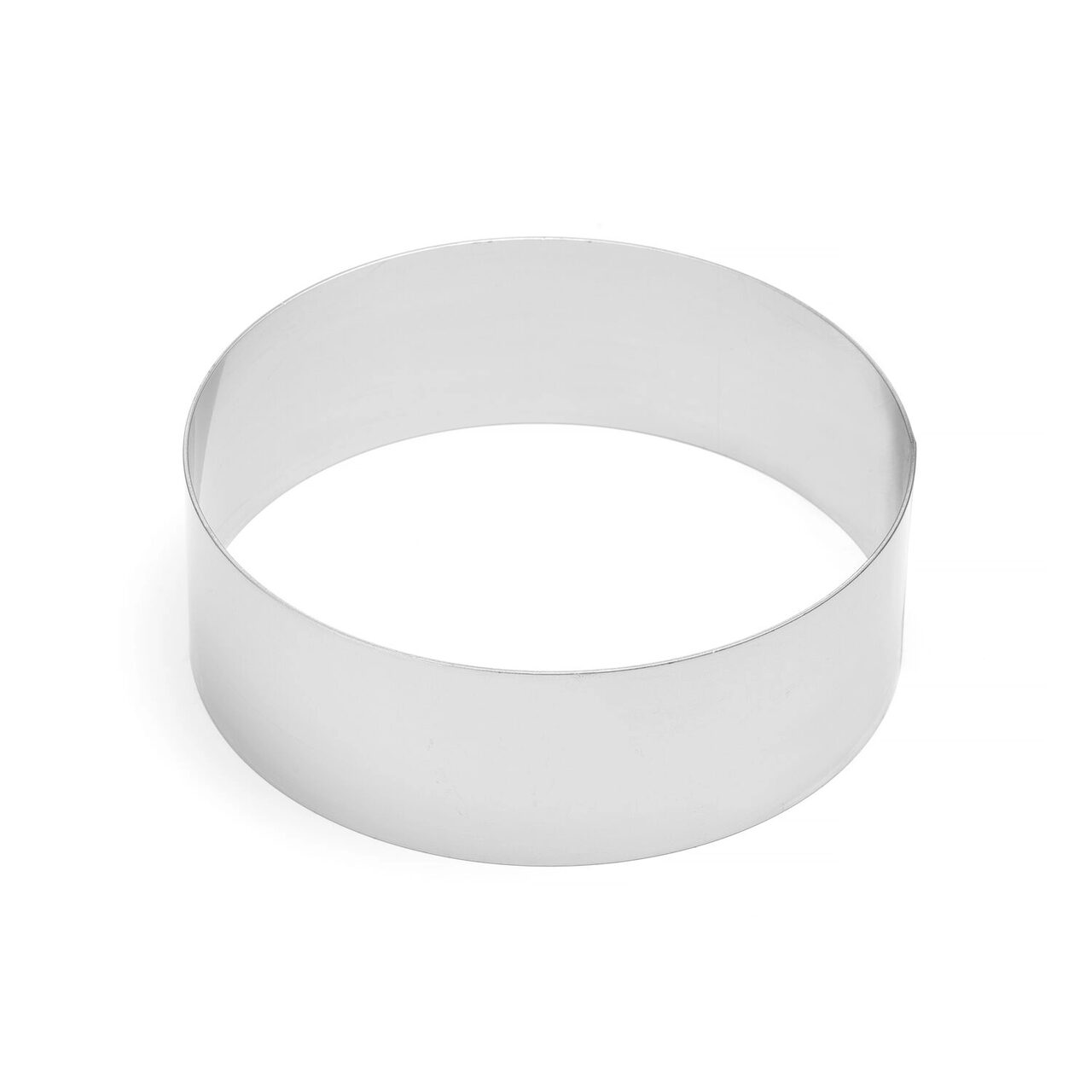 Forma rotunda din inox pentru patiserie si cofetarie Hendi, ø180x(H)60mm