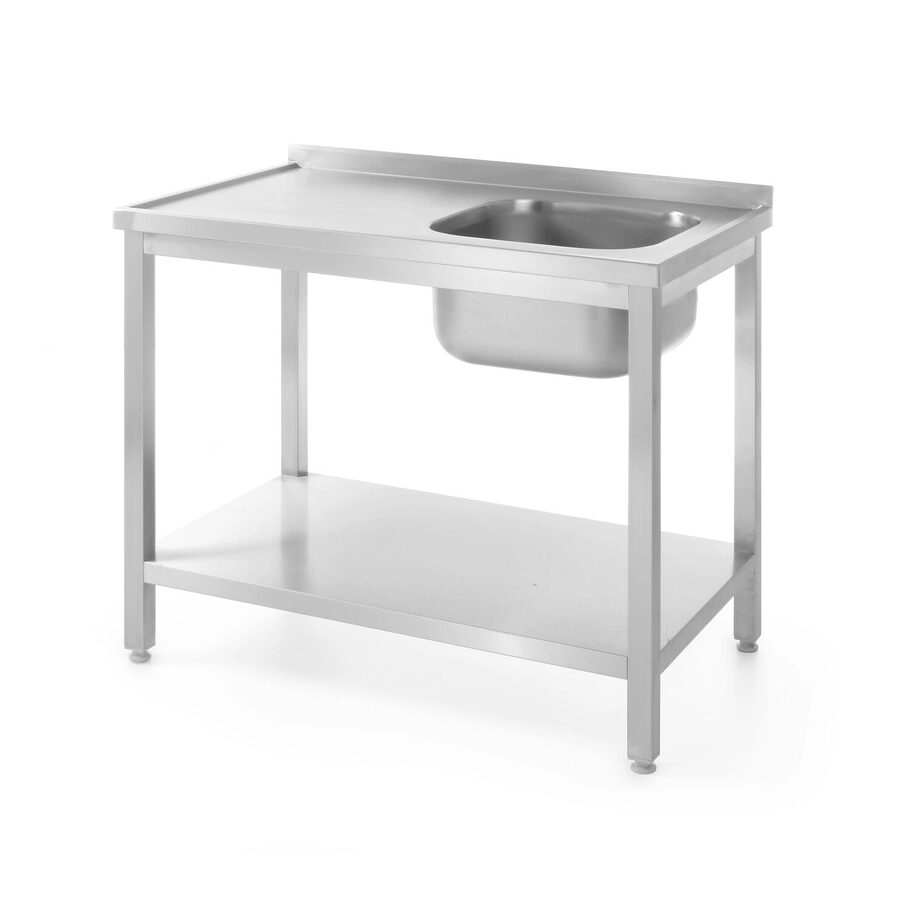 Spalator cu 1 cuva cu polita inferioara stanga,HENDI, Kitchen Line, 1000x600x(H)850 mm