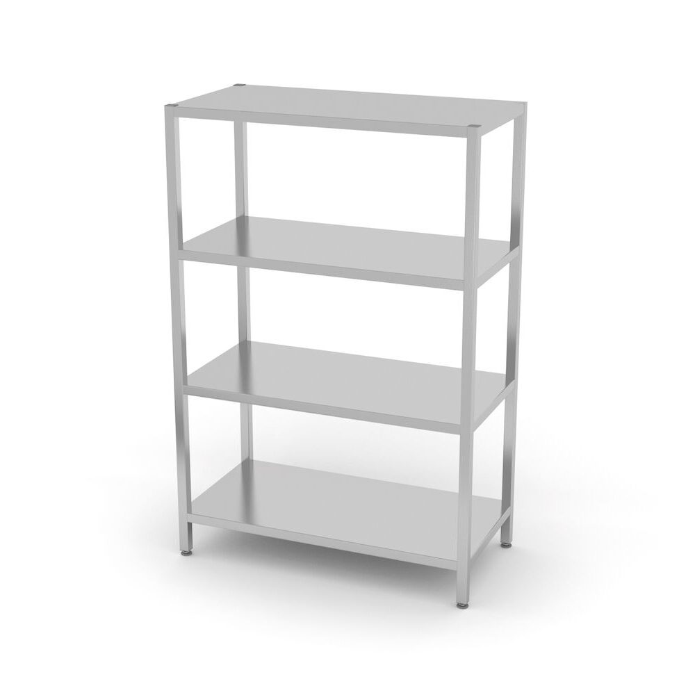 Raft 4 polite, pregatit pentru asamblare, Hendi, Kitchen Line, 1000x400x(H)1800mm