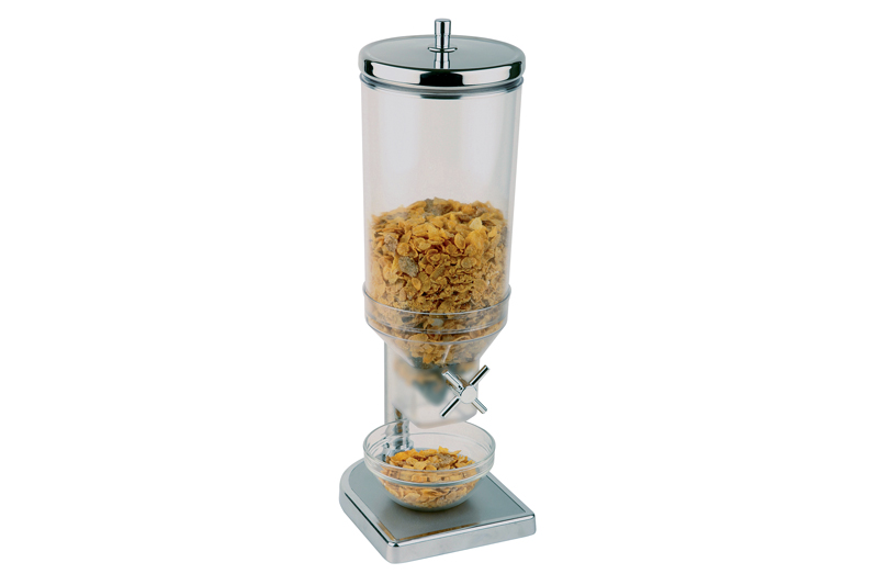 Dispenser cereale, capacitate 4.5 litri, inox, dimensiuni 220x175x520hmm