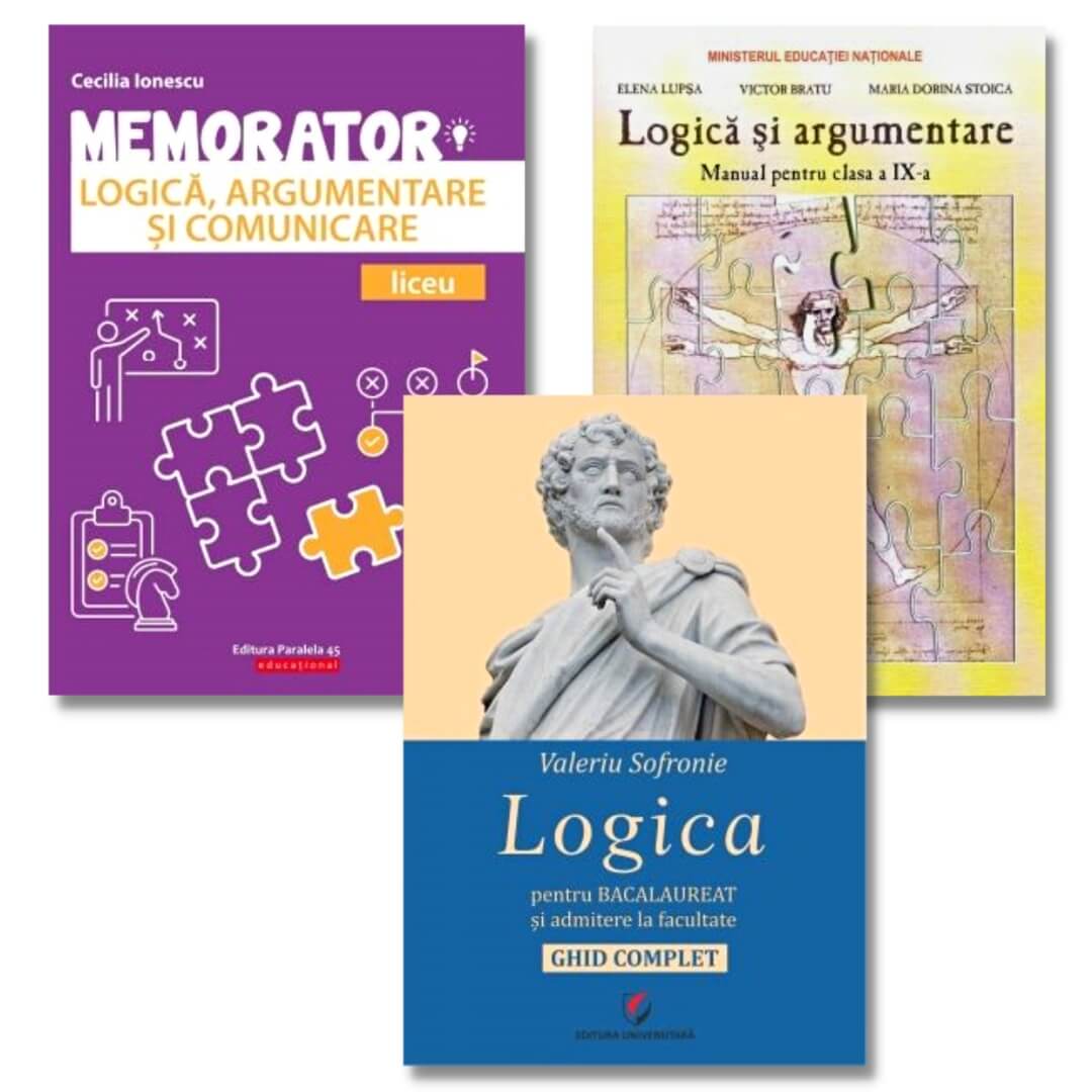 Pachet Bacalaureat Logica - Ghid Memorator si Manual pentru Logica Argumentare