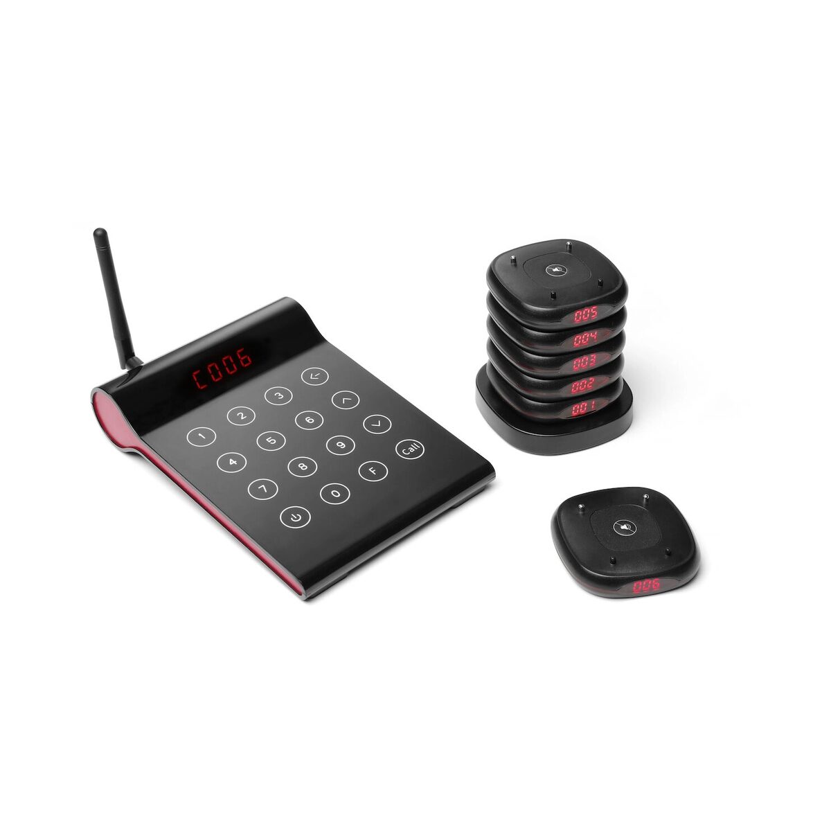 Sistem pager pentru restaurant Hendi, 10 unitati, 210x130x40mm