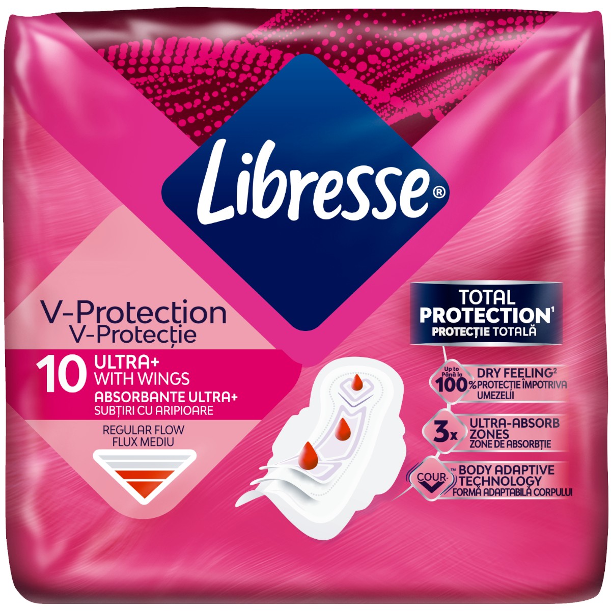 LIBRESSE ULTRA ABSORBANTE NORMAL 10BUC