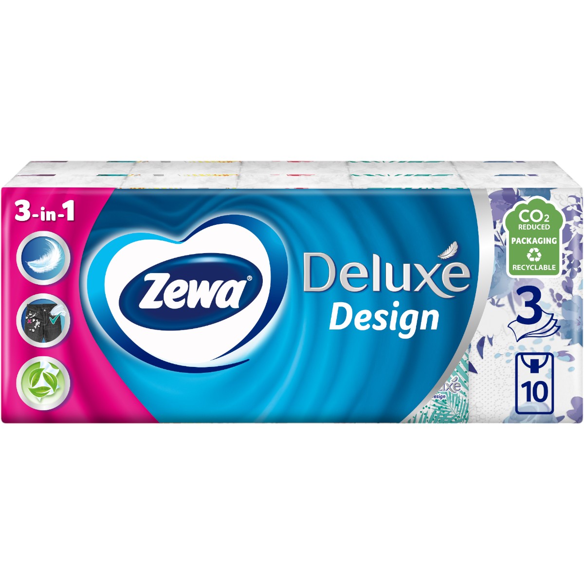 ZEWA DELUXE SERVETELE NAZALE 10BUC FAMILY 3STR