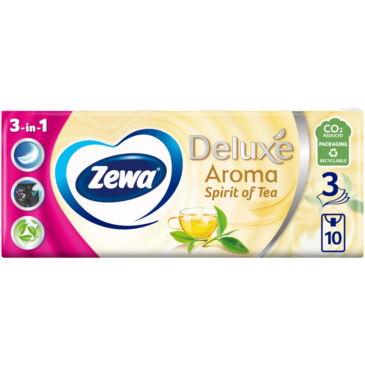 ZEWA DELUXE SERVETELE NAZALE 10BUC SPIRIT OF TEA 3STR