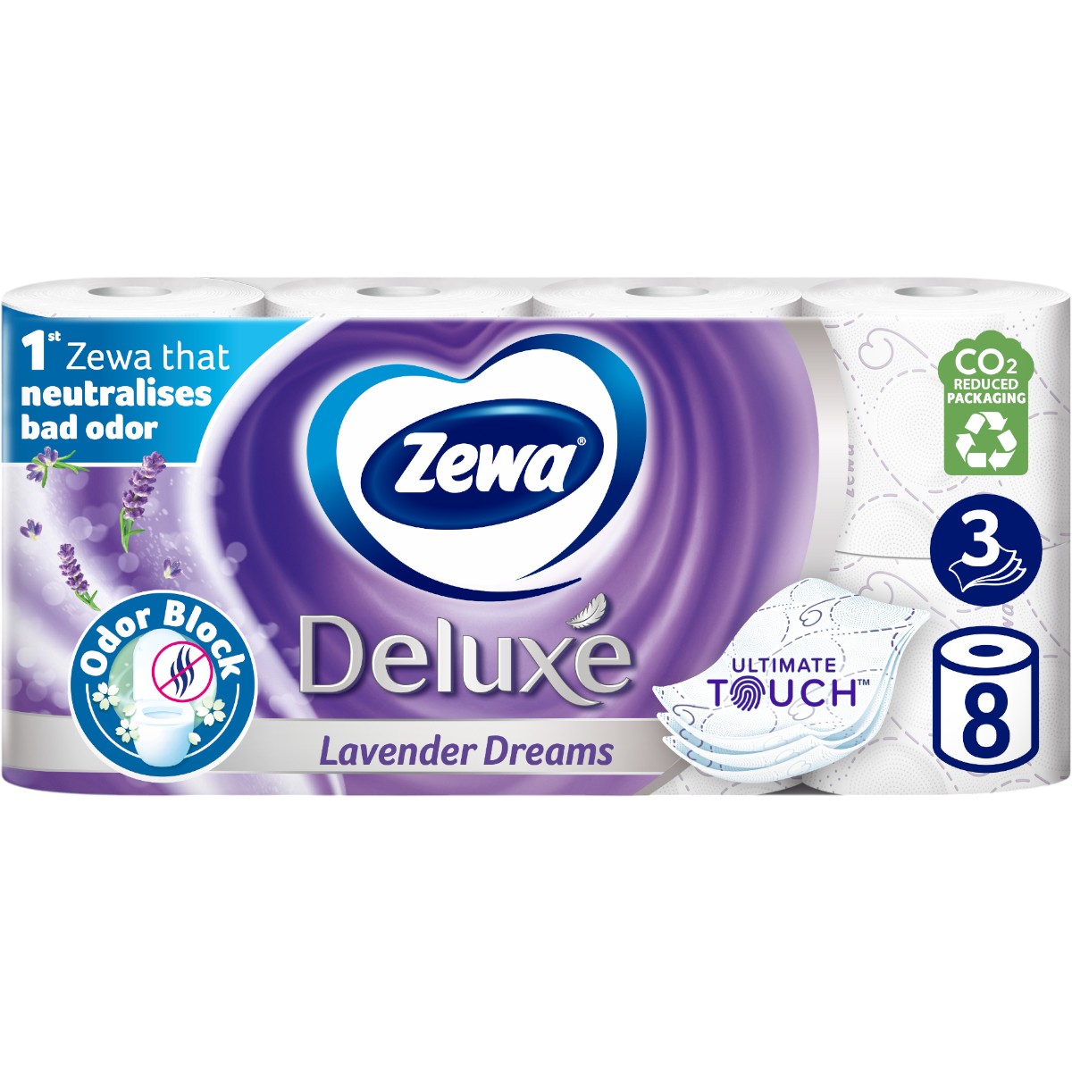 ZEWA HARTIE IGIENICA 8ROLE LAVANDA 3STR