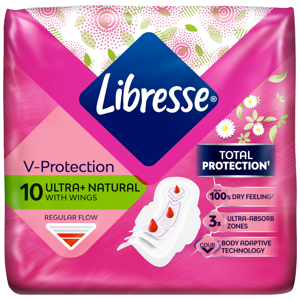 LIBRESSE ABSORBANTE ULTRA ALOE 10BUC