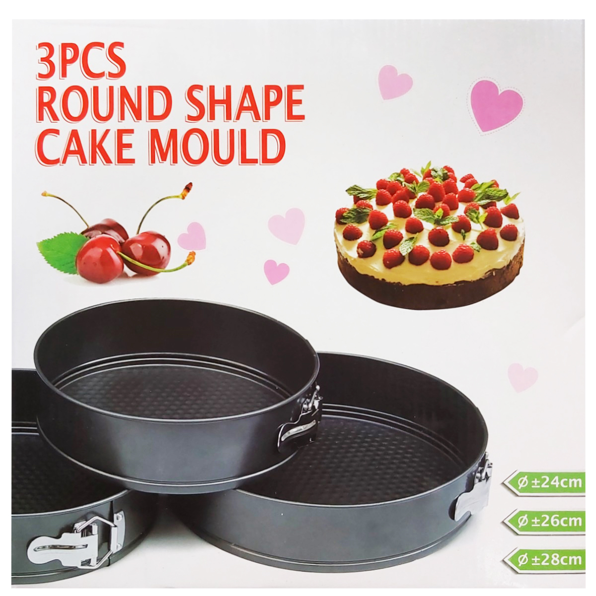 SET TAVI ROTUNDE 24x26x28CM 3PCS