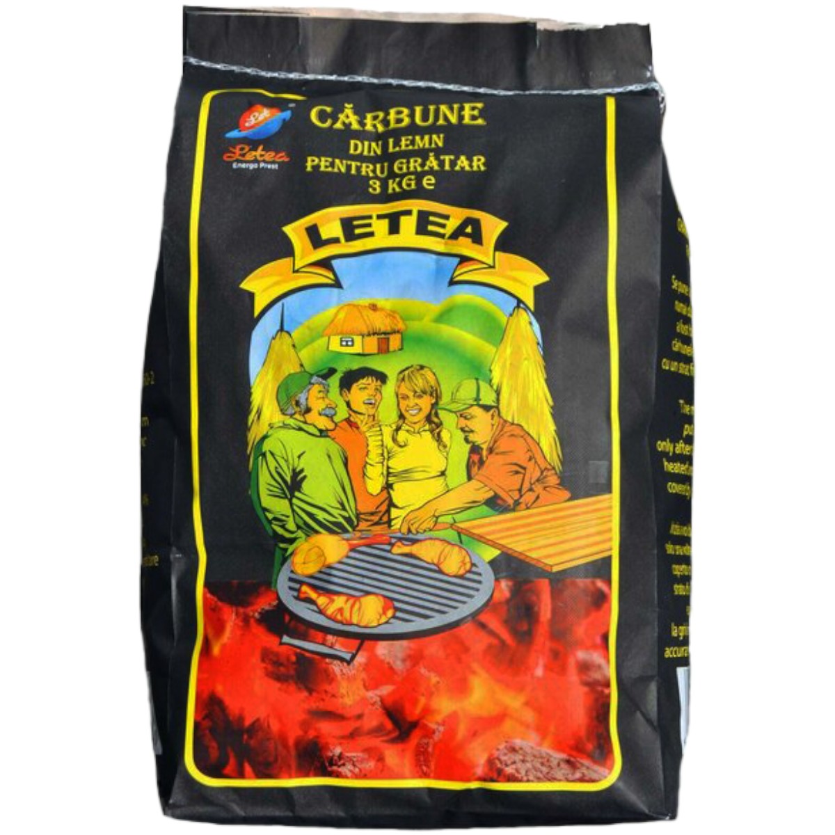 CARBUNE DE LEMN PT GRATAR 3KG