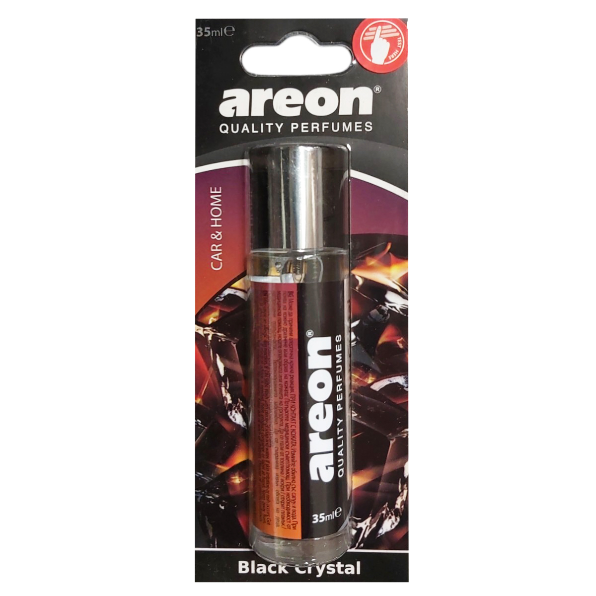 AREON ODORIZANT AUTO LICHID 35ML BLACK CRYSTAL