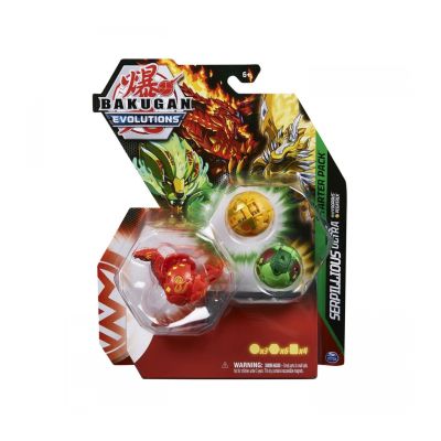 Bakugan Pachet Starter 3 Bakugani S4 Serpillious Ultra, Hydorous Si Pegatrix