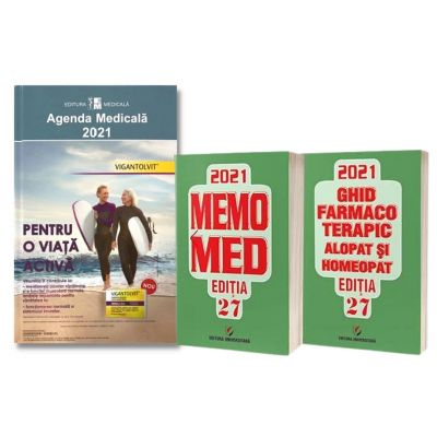 Pachetul Farmacistului Agenda Medicala 2021 si MemoMed 2021