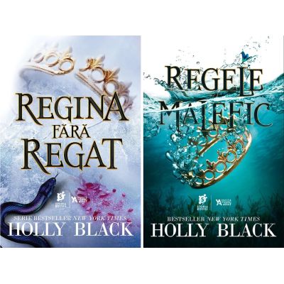 Pachet format din 2 titluri Regele malefic, Regina fara regat - Holly Black