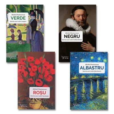 Pachet format din 4 titluri Negru, Albastru, Rosu, Verde istoria culorilor fascinante, tulburatoare si incitant de magice - Michel Pastoureau