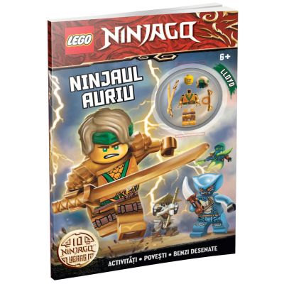 Ninjaul Auriu Carte de activitati cu minifigurina
