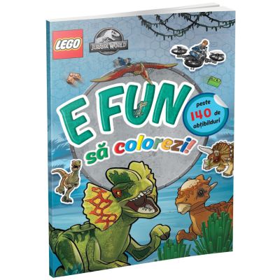 E fun sa colorezi - Jurassic World carte de colorat cu abtibilduri