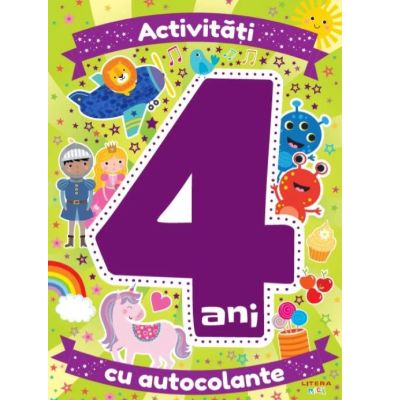 Activitati cu autocolante la 4 ani