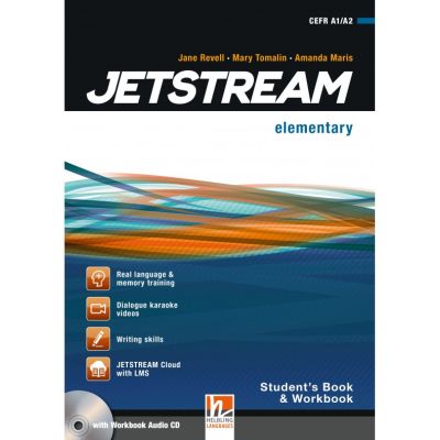 Jetstream Elementary students and workbook with CD