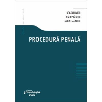 Procedura penala - Bogdan Micu