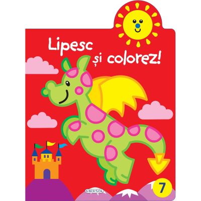 Lipesc si colorez numarul 7