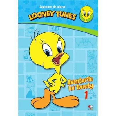 Looney Tunes. Aventurile lui Tweety volumul 1. Supercarte de colorat