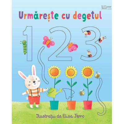 Urmareste cu degetul 123 Usborne - Usborne Books