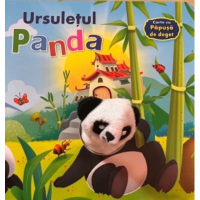 Ursuletul Panda. Carte cu papusa de deget