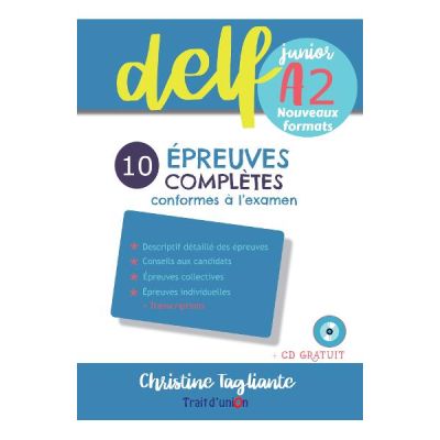 Nouveau DELF junior A2 10 preuves compltes