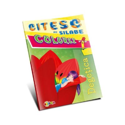 Citesc pe silabe colorez. Degetica