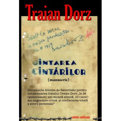 Cintarea cintarilor. Manuscris - Traian Dorz