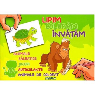 Lipim coloram invatam. Animale salbatice
