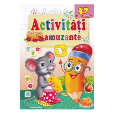 Activitati amuzante. soricelul 47 autocolante 3 ani