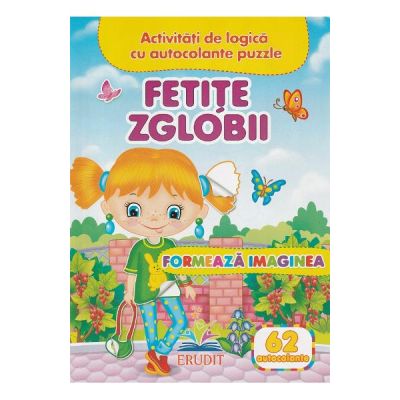 Formeaza imaginea. Fetite zglobii 62 autocolante