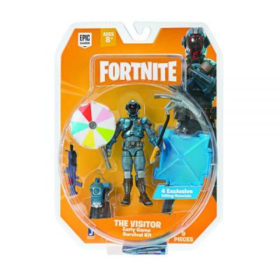 Figurina cu accesorii Early Game Survival Kit B The Visitor Fortnite