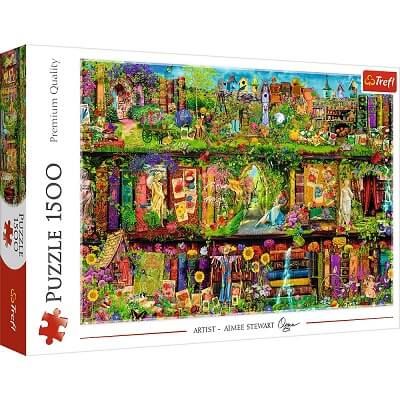 Puzzle 1500 piese Fairy bookcase Aimee Stewart Trefl