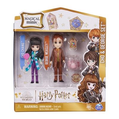Set 2 figurine Cho si George Harry Potter Wizarding World Magical Minis
