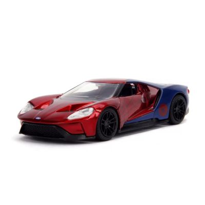 Masinuta metalica spiderman 2017 ford gt scara 1 la 32