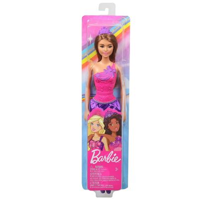 Papusa barbie printesa cu rochita mov