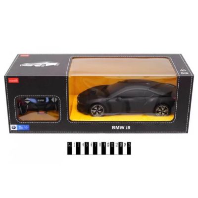 Masina cu telecomanda BMW i8 negru scara 1 18 Rastar