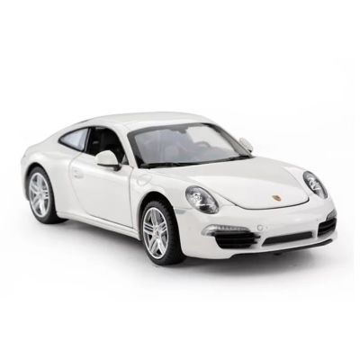 Masinuta metalica Porsche 911 alb scara 1 la 24