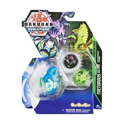 Bakugan Pachet Starter 3 Bakugani S4 Tretorous Ultra Neo Dragonoid si Pharol